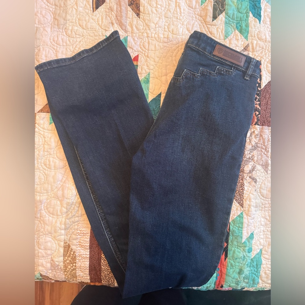 Rock & Roll Cowgirl Dark Blue High Rise Jeans